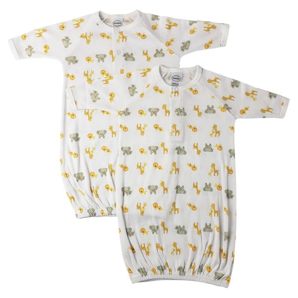 Unisex Newborn Baby 2 Piece Gown Set Nc_0766