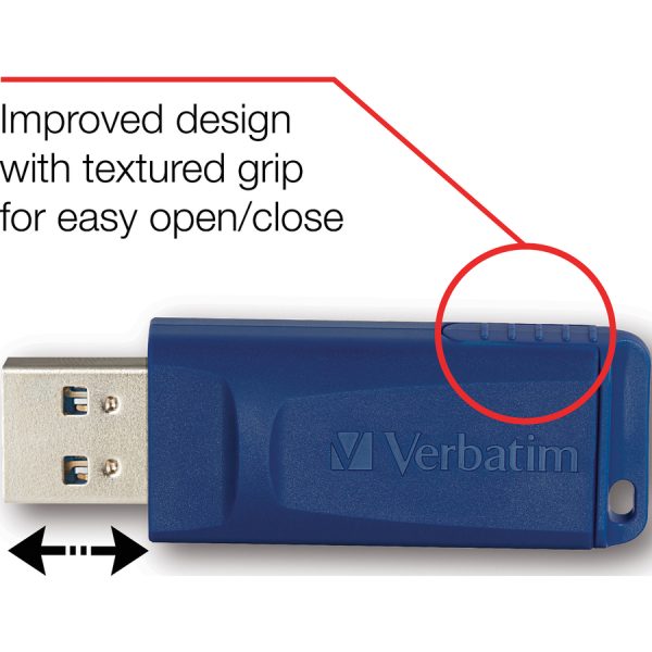 32GB USB Flash Drive - Blue - Image 4