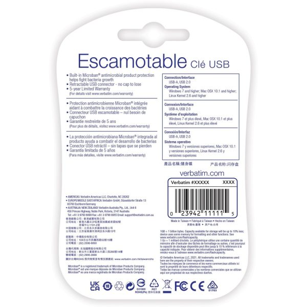 32GB USB Flash Drive - Blue - Image 10
