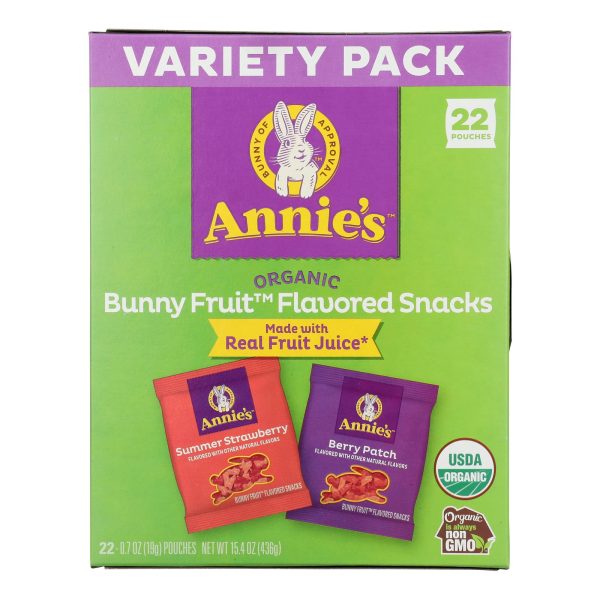 Annie's Homegrown - Fruit Snack Organic 2 Variety Pack 22 Count - Case of 6 - 15.4 Ounces - Image 2