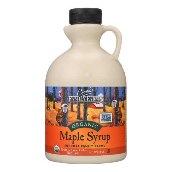 Coombs Family Farms Organic Maple Syrup - Case of 6 - 32 Fl oz. - Image 2