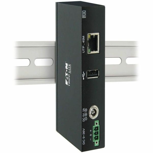 Eaton Tripp Lite Series 1-Port Industrial USB over Cat6 Extender, ESD Protection, PoC - USB 2.0, Mountable, 150 ft. (45.72 m), TAA - Image 3