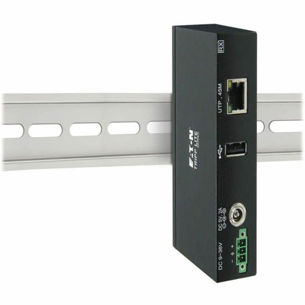 Eaton Tripp Lite Series 1-Port Industrial USB over Cat6 Extender, ESD Protection, PoC - USB 2.0, Mountable, 150 ft. (45.72 m), TAA - Image 4