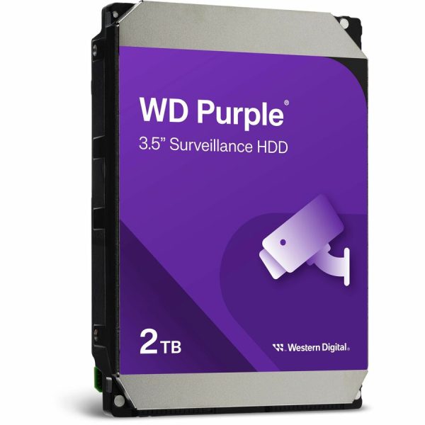 WD Purple WD23PURZ 2 TB Hard Drive - 3.5" Internal - SATA - Purple - Image 3