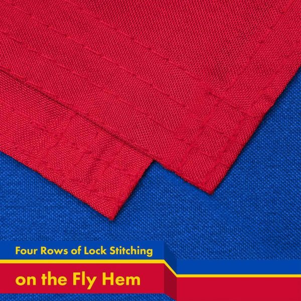 G128 Combo Pack: American USA Flag 3x5 Ft & Moldova Flag 3x5 Ft, Both Printed 150D Polyester, Indoor/Outdoor, Brass Grommets - Image 5