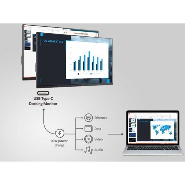 ViewSonic VG2455_56A_H2 24 Inch Dual Pack Head-Only 1080p IPS Monitors with USB C 3.2 with 90W Power Delivery, Docking Built-In, HDMI, VGA for Home and Office - Image 9