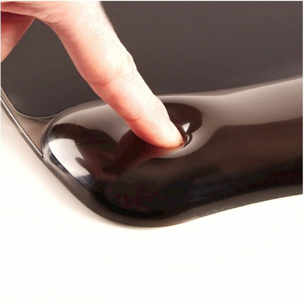Fellowes® Crystal™ Gel Mouse Pad Wrist Rest - Black (9112101) - Image 5