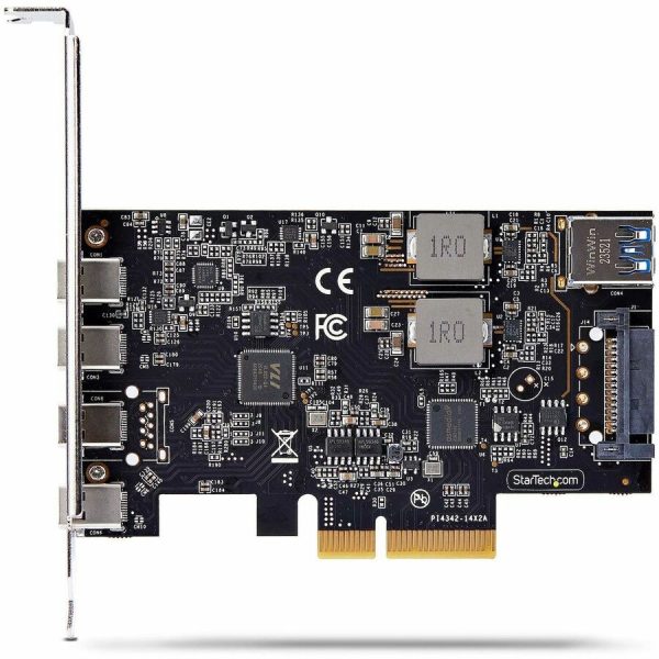 StarTech.com 5-Port USB PCIe Card, USB 3.2 10Gbps, PCI Express Card with 4x USB-C Ports, 1x USB-A Internal Port - Image 5