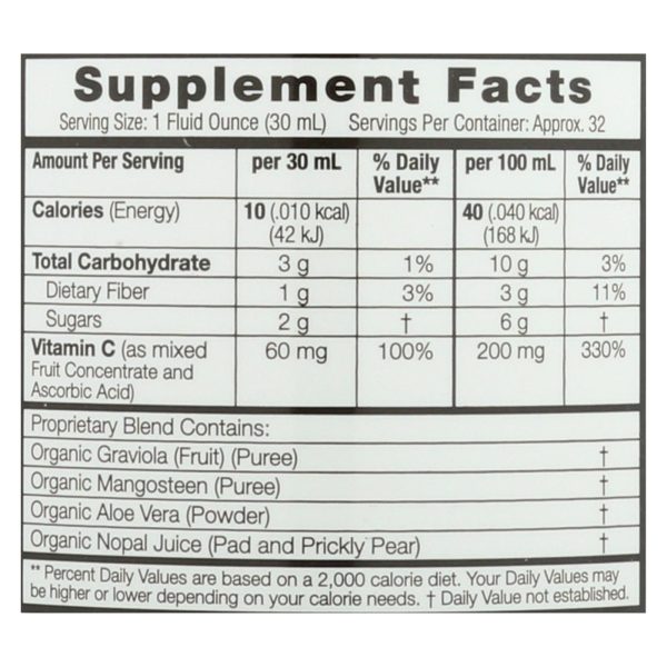 Dynamic Health Graviola Guanabana-Soursop Extract Superfruit Juice Blend - 32 oz - Image 3