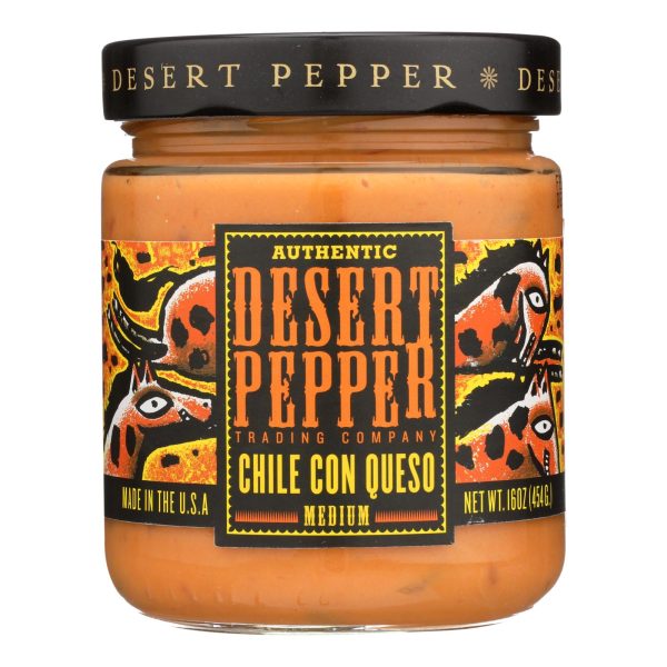 Desert Pepper Trading - Medium Chile Con Queso Dip - Case of 6 - 16 oz. - Image 3