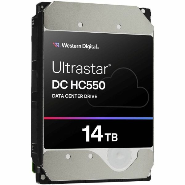 Western Digital Ultrastar DC HC550 WUH721814AL5204 14 TB Hard Drive - 3.5" Internal - SAS (12Gb/s SAS) - Conventional Magnetic Recording (CMR) Method - Image 3