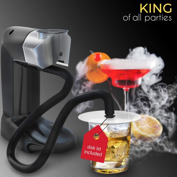 Smoking Gun Wood Smoke Infuser  Extended Kit 14 PCS Smoker Machine with Accessories and Wood Chips  Cold Smoke for Food and Drinks  Gift for Man - Image 3