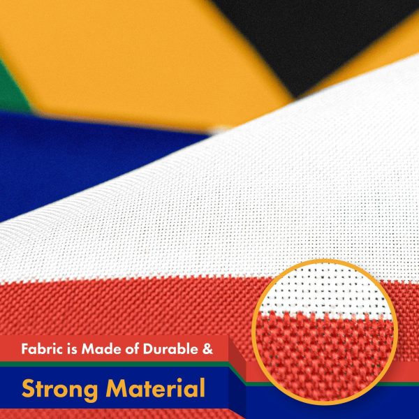 South Africa South African Flag 3x5 Ft 10-Pack 150D Printed Polyester By G128 - Image 4