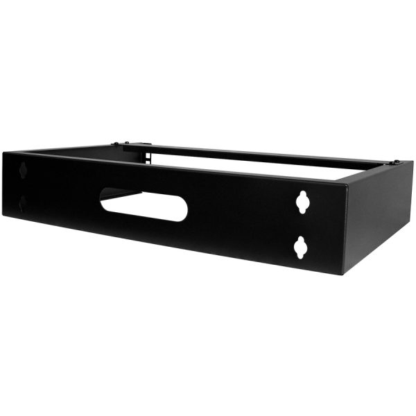 StarTech.com 2U Wall Mount Rack, 14in Deep, 19 inch Wall Mount Network Rack, Wall Mounting Patch Panel Bracket for Switch/IT Equipment - Image 4
