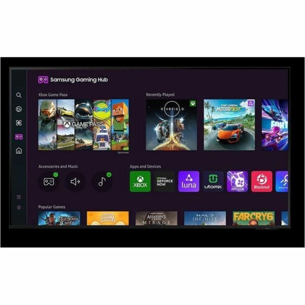 Samsung Q60D QN85Q60DAF 84.5" Smart LED-LCD TV - 4K UHDTV - High Dynamic Range (HDR) - Black - Image 5