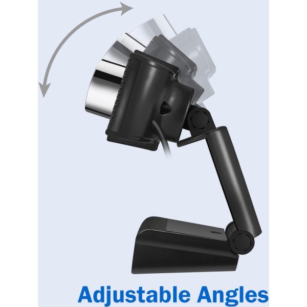 Adesso CyberTrack H4 1080P USB Webcam - 2.1 Megapixel - 30 fps - Manual Focus-Tripod Mount - Image 3