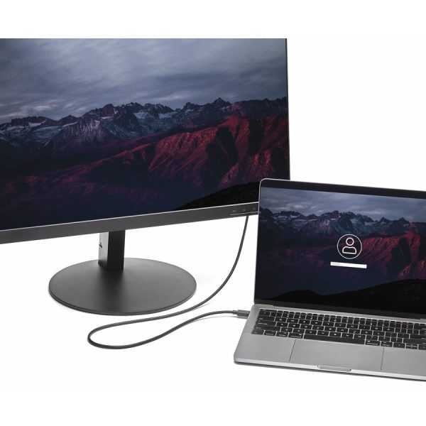 StarTech.com 6ft/1.8m USB C to DisplayPort 1.2 Cable 4K 60Hz - USB Type-C to DP Video Adapter Monitor Cable HBR2 - TB3 Compatible - Black - Image 5