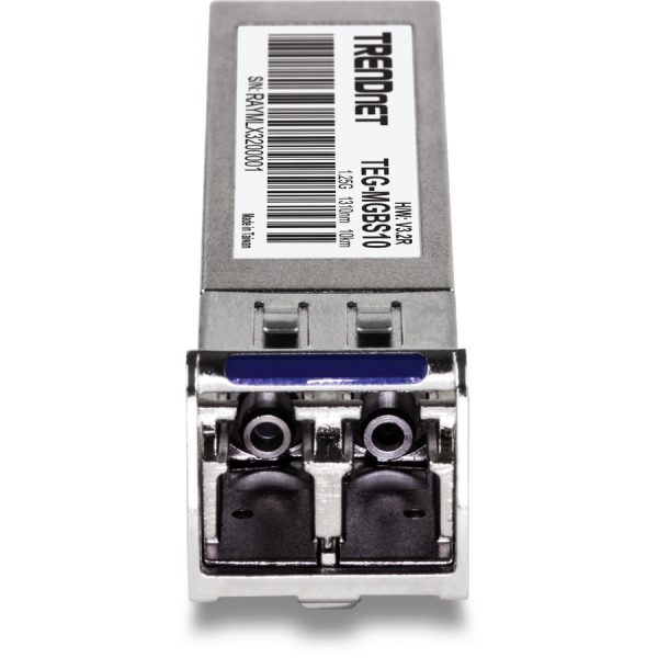 TRENDnet SFP to RJ45 Mini-GBIC Single-Mode LC Module; TEG-MGBS10; For Single Mode Fiber; Distances up to 10km (6.2 Miles); Gigabit SFP Module; IEEE 802.3z Gigabit Ethernet; Lifetime Protection - Image 5