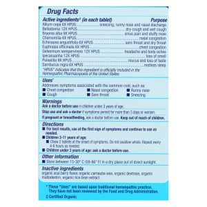 Genexa Children's Cold Crush  - 1 Each - 60 TAB