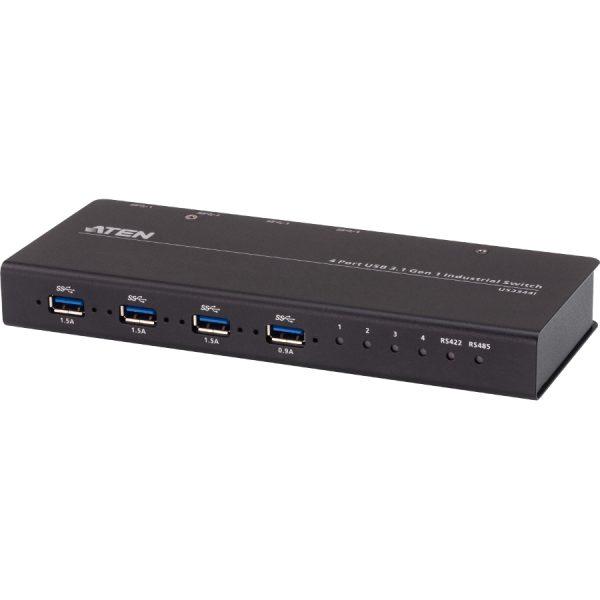 ATEN 4 x 4 USB 3.1 Gen 1 Industrial Hub Switch - Image 2