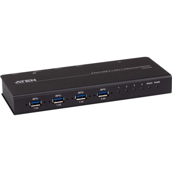 ATEN 4 x 4 USB 3.1 Gen 1 Industrial Hub Switch - Image 4