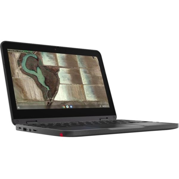 Lenovo 500e Chromebook Gen 3 82JB003XUS 11.6" Touchscreen Convertible 2 in 1 Chromebook - HD - Intel Celeron N4500 - 4 GB - 32 GB Flash Memory - English Keyboard - Gray - Image 3