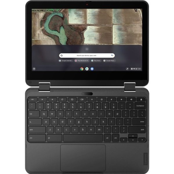 Lenovo 500e Chromebook Gen 3 82JB003XUS 11.6" Touchscreen Convertible 2 in 1 Chromebook - HD - Intel Celeron N4500 - 4 GB - 32 GB Flash Memory - English Keyboard - Gray - Image 5