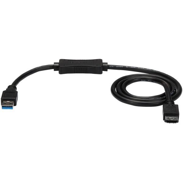 StarTech.com USB 3.0 to eSATA HDD / SSD / ODD Adapter Cable - 3ft eSATA Hard Drive to USB 3.0 Adapter Cable - SATA 6 Gbps - Image 6