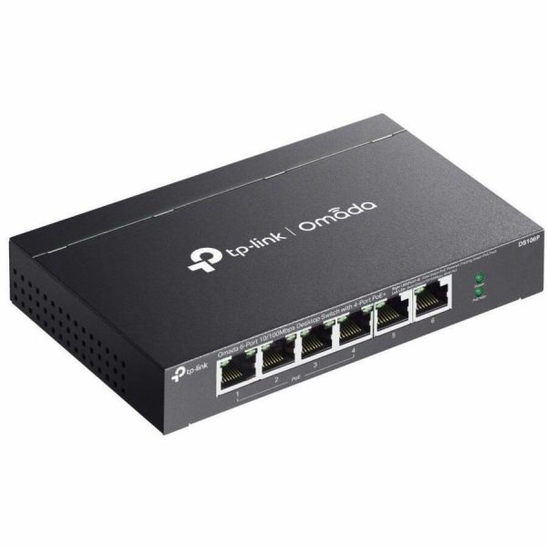 TP-Link Omada 6-Port 10/100Mbps Unmanaged Desktop Switch with 4-Port PoE+ - Image 4