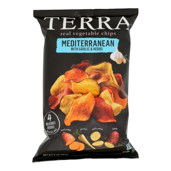 Terra Chips Exotic Vegetable Chips - Mediterranean - Case of 12 - 5 oz. - Image 2