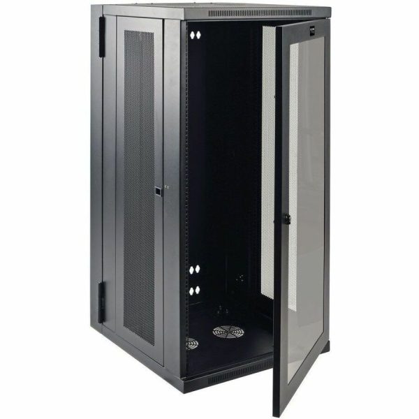 Eaton Tripp Lite Series SmartRack 26U Low-Profile Switch-Depth Wall-Mount Half-Height Rack Enclosure, Clear Acrylic Window, Hinged Back - Image 3