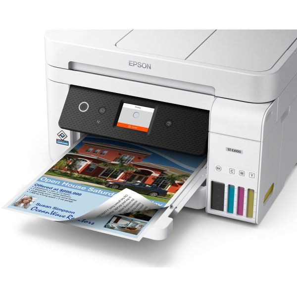 Epson WorkForce ST-C4100 Wireless Inkjet Multifunction Printer - Color - Image 2