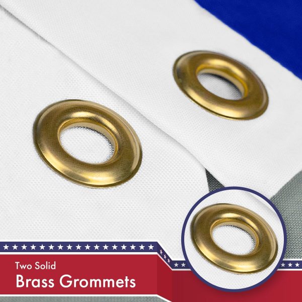 G128 Virginia State Flag | 3x5 feet | Printed 150D, Indoor/Outdoor, Vibrant Colors, Brass Grommets, Quality Polyester, Much Thicker More Durable Than 100D 75D Polyester - Image 2