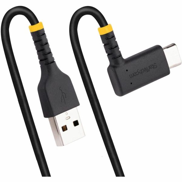 StarTech.com 6tf (2m) USB A to C Charging Cable Right Angle, Heavy Duty Fast Charge USB-C Cable, Durable and Rugged Aramid Fiber, 3A - Image 6