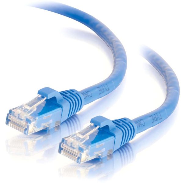 C2G 30ft Cat6 Ethernet Cable - Snagless Unshielded (UTP) - Blue - Image 2