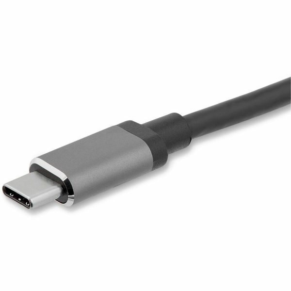 StarTech.com USB C to VGA and HDMI Adapter - Aluminum - USB-C Multiport Adapter - 6 in / 15.24 cm Built-In Cable - Image 3