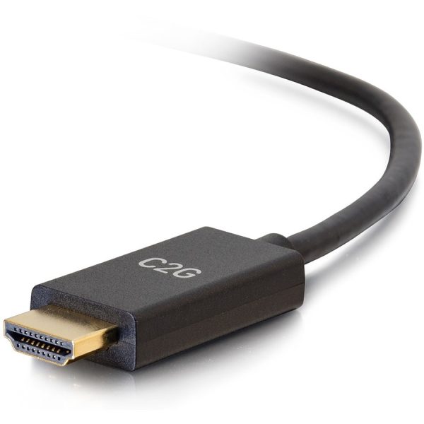 C2G 10ft Mini DisplayPort to HDMI Cable - Mini DP to HDMI Adapter - DisplayPort 1.2a HDMI 1.4b - 4K 30Hz - M/M - Image 3