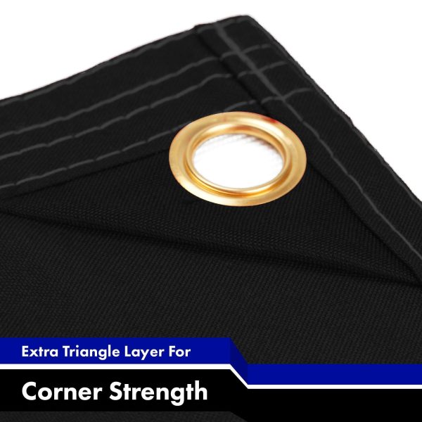 G128 3 Pack: Thin Blue Line Flag | 3x5 Ft | LiteWeave Pro Series Printed 150D Polyester, 4 Corner Brass Grommets | Duty and Honor Flag, Vibrant Colors, More Durable Than 100D 75D Polyester - Image 7