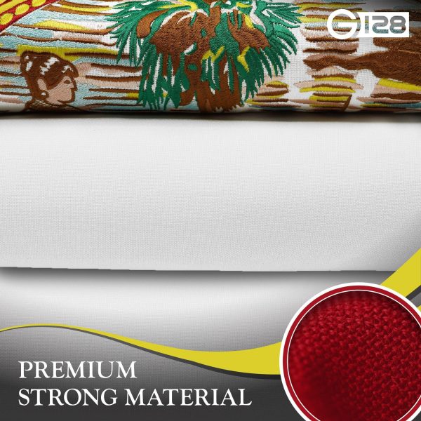 G128 Florida FL State Flag | 6x10 Ft | StormFlyer Series Embroidered 220GSM Spun Polyester | Embroidered Design, Indoor/Outdoor, Brass Grommets, Heavy Duty, All Weather - Image 8