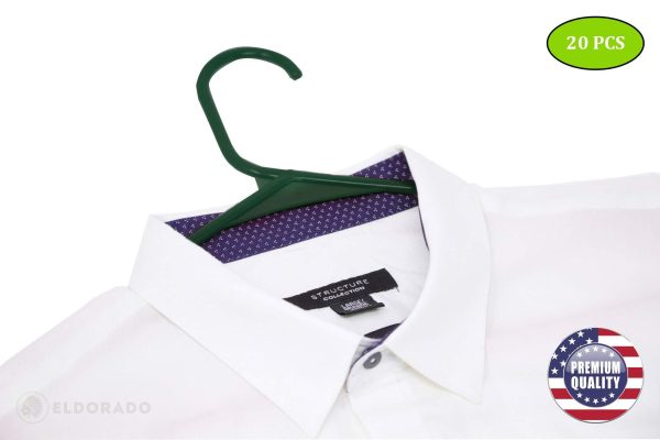 Hangers for Adult Size Clothing Plastic Ideal for Everyday Standard Use Clothes Shirts Blouses TShirts Dresses Jackets - Image 4