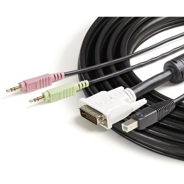 StarTech.com 4-in-1 USB DVI KVM Cable with Audio and Microphone - Image 9