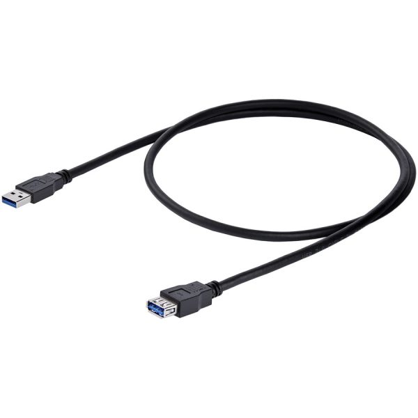 StarTech.com 1m Black SuperSpeed USB 3.0 (5Gbps) Extension Cable A to A - M/F - Image 4