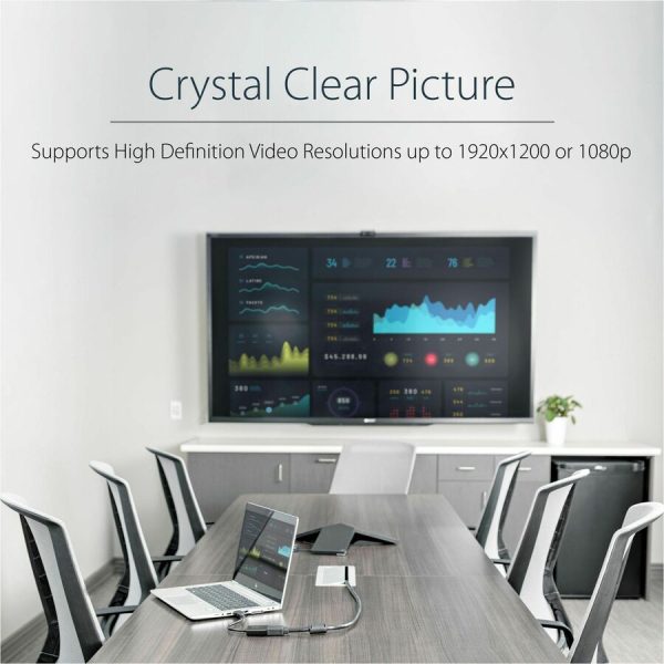 StarTech.com HDMI to VGA Adapter - 1080p - 1920 x 1080 - Black - HDMI Converter - VGA to HDMI Monitor Adapter - Image 6