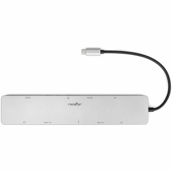 Rocstor Type-C 10-in-1 Dual Displays Portable Dock with Type-C Video - Image 7