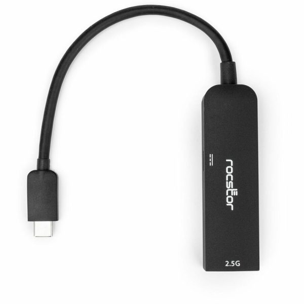 Rocstor Premium USB-C to 2.5 Gb Ethernet with USB-C 100W Power Delivery PD 3.0 Adapter - Image 4