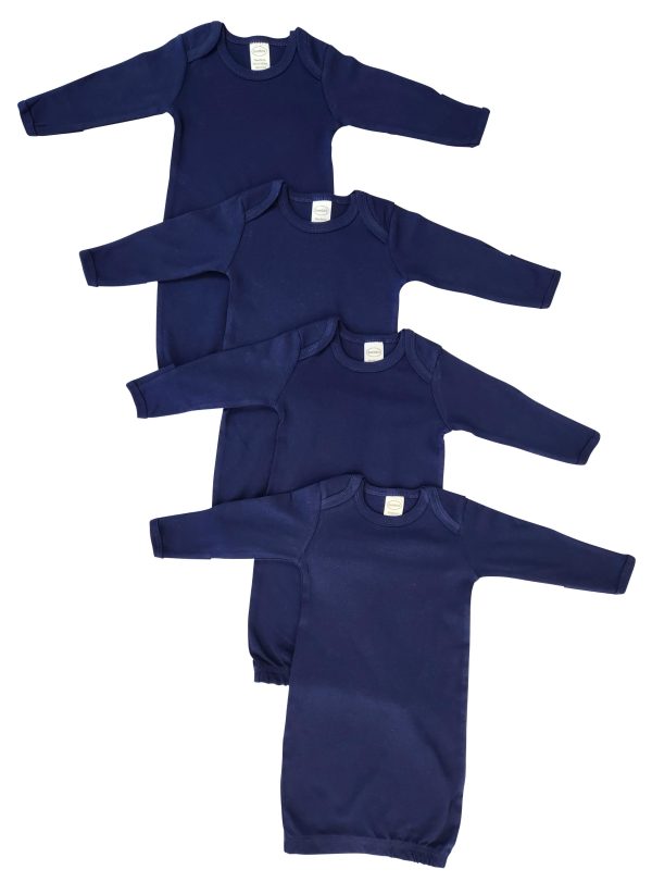 Unisex Newborn Baby 4 Piece Gown Set Nc_0886