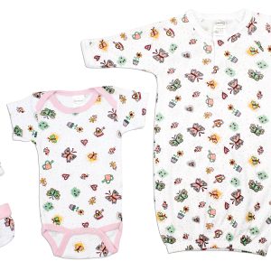 Newborn Baby Girls 4 Pc  Baby Shower Gift Set Ls_0086