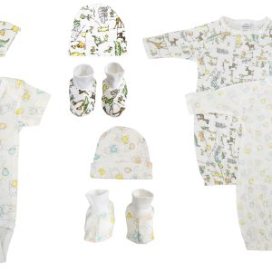 Unisex Newborn Baby 8 Pc  Sets Nc_0653