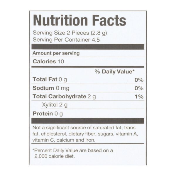 Pur Gum - Cinnamon - Aspartame Free - 9 Pieces - 12.6 g - Case of 12 - Image 3
