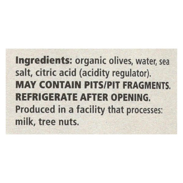 Divina - Organic Pitted Green Olives - Case of 6 - 6 oz. - Image 2